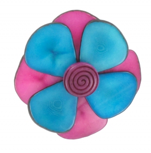 Broche_Florosa_Rose_et_Bleu_poppy