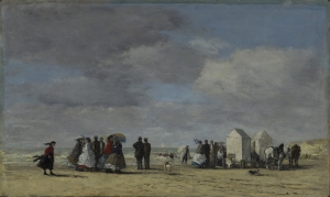 3._La_Plage_O_Trouville_1865._Princeton_University_Art_Museum._Gift_of_the_Estate_of_Laurence_Hutton_