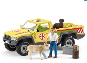 Schleich_Visite_du_veterinaire_a_la_ferme