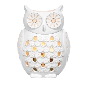 PARTYLITE_PORTE_POT_BOUGIE_CHOUETTE_DES_NEIGES