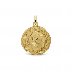 A10812X000-Medaille-Daphne-18mm-Vermeil