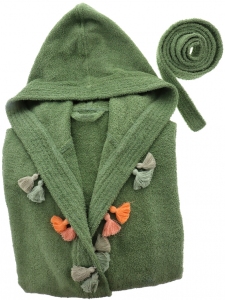 Peignoir_capuche_vert_et_pompons