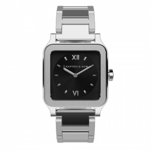 Montre-tresor-silver-black-front_marque_KaptenSon_19990_euros