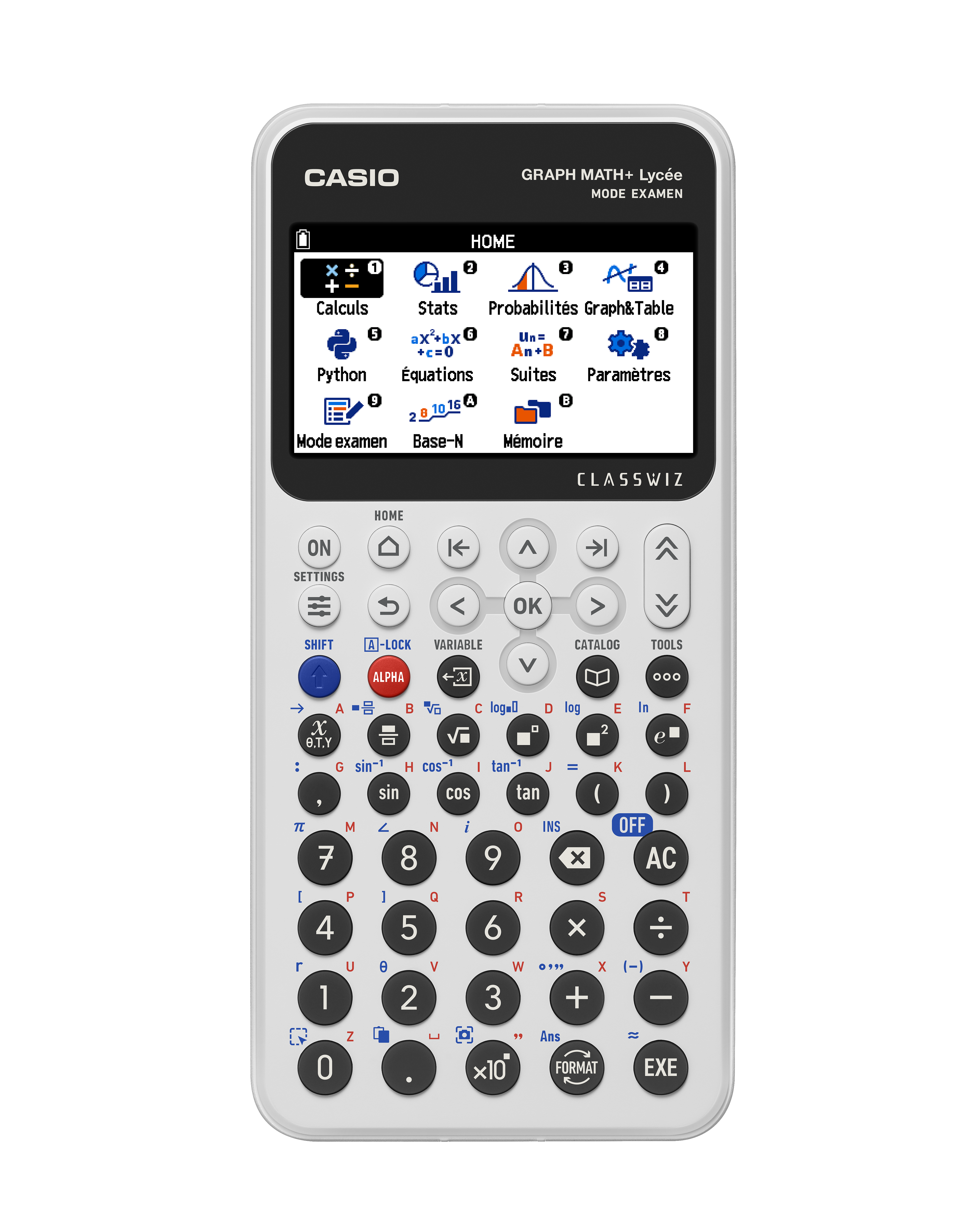 Calculatrice Graph Math + de la nouvelle collection ClassWiz