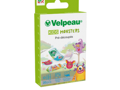 Pansement Velpeau édition spéciale Halloween avec des petits monstres