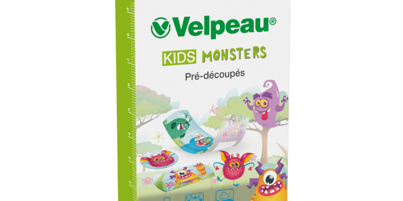 Pansement Velpeau édition spéciale Halloween avec des petits monstres