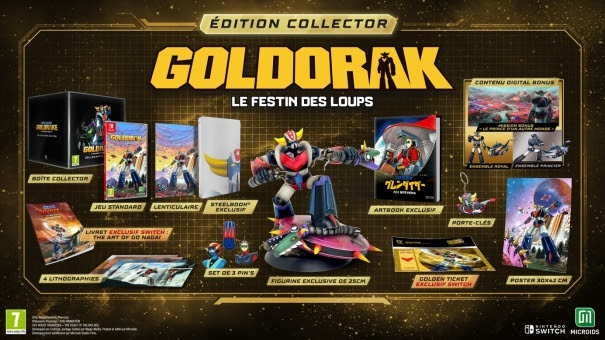 Goldorak le festin des loups sortsur Switch !